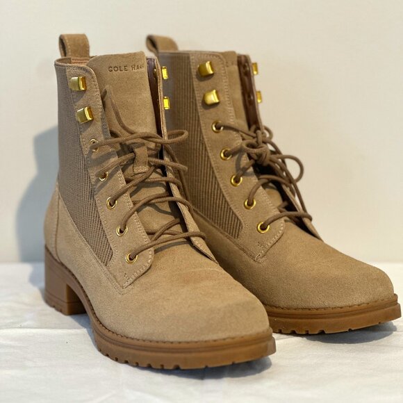 Cole Haan Women’s Camea Waterproof Combat Boots – Size 8 B - Picture 4 of 12